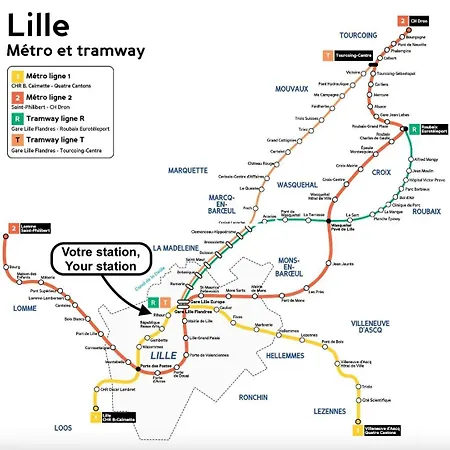Spacious One Bedroom Ideally Located Lille